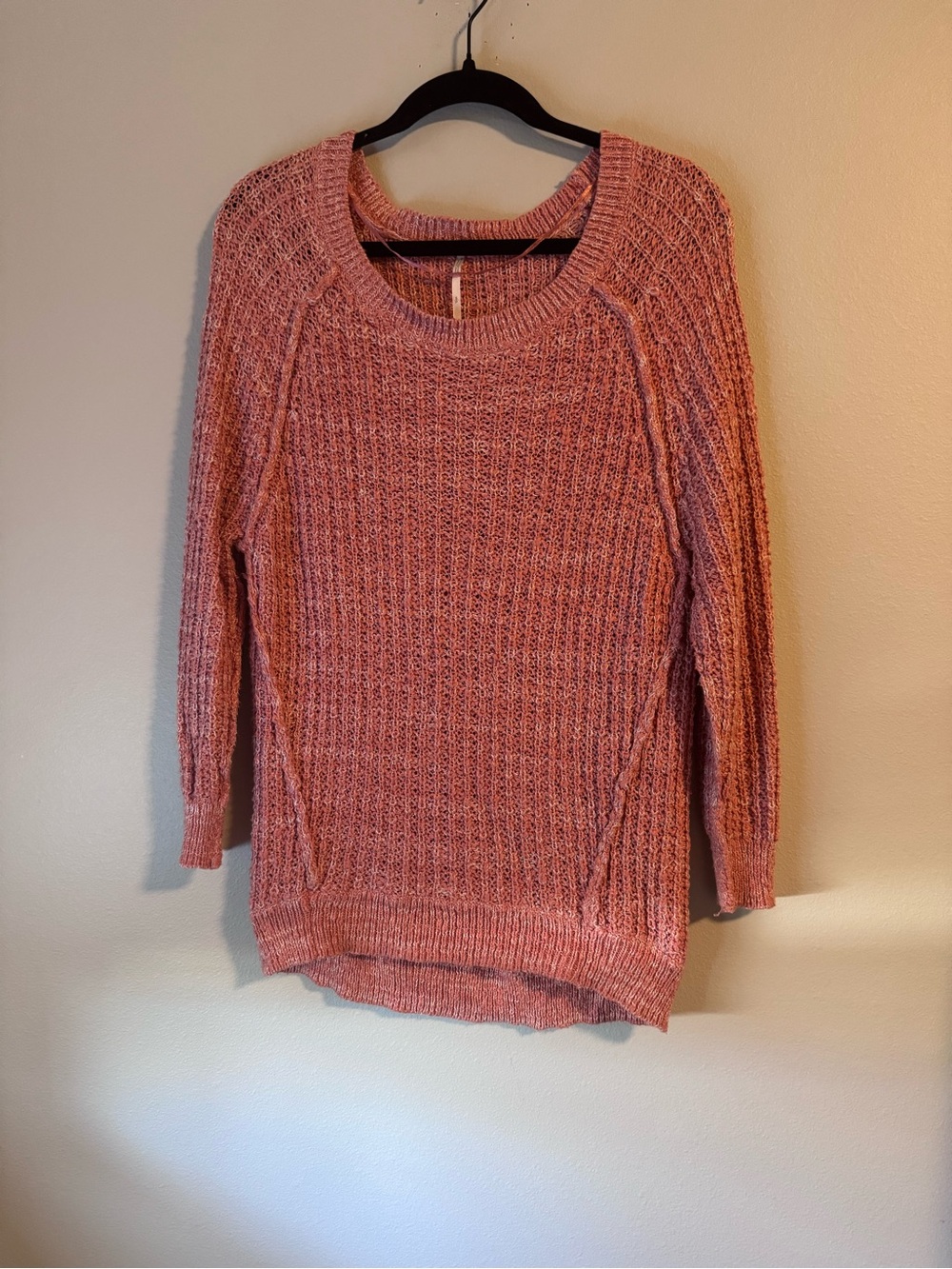 Free People Coral Pullover Sweatee